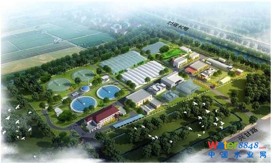 圖說:長興島污水處理廠一期提標改造效果圖 隧道股份路橋集團供圖(下同)