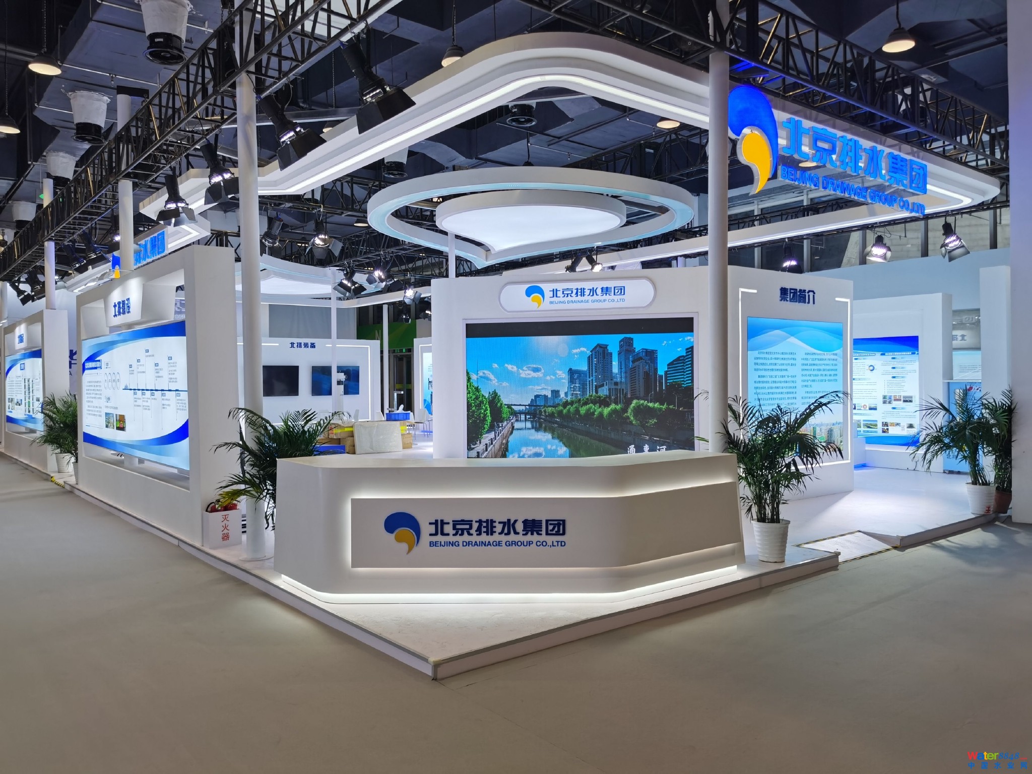 北京排水集團(tuán)展臺。 圖源:受訪企業(yè)提供