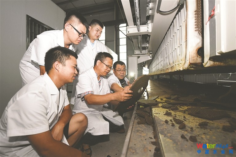 團隊成員在工廠進行大生產試驗